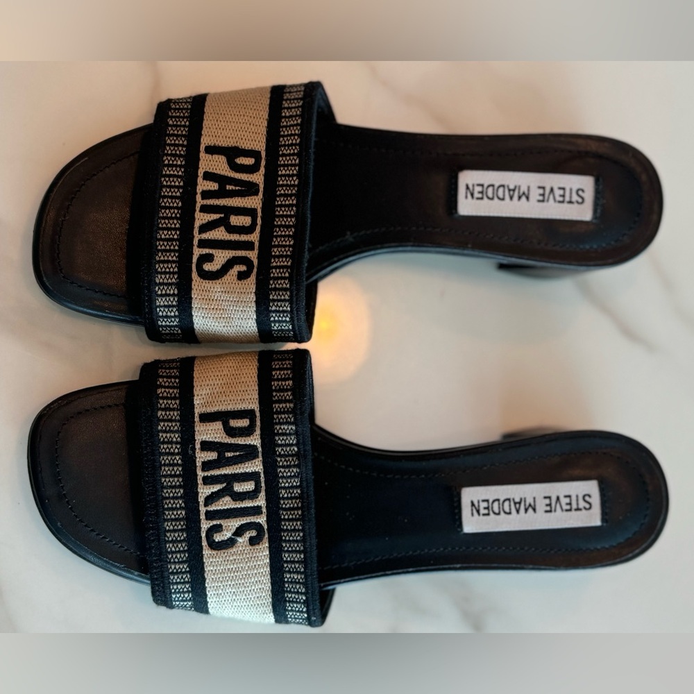 Steve Madden | Sandals | size 6 | slides | Worn